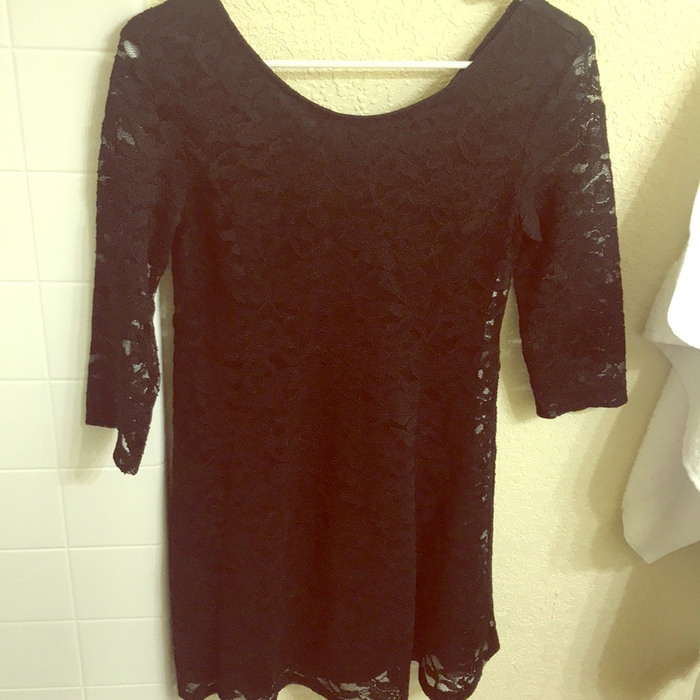 LUSH black lace dress